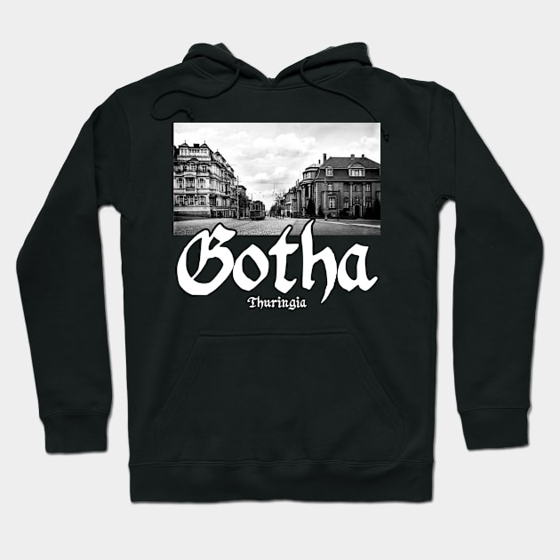 Gotha (German: [ˈɡoːtaː]) - Old Tram 1900 Retro Design Hoodie by bitcam18